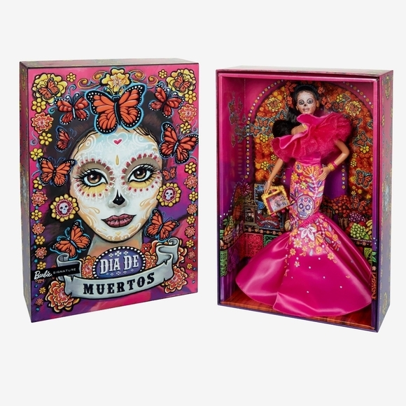 NRFB Mattel, Barbie Signature 2023 Día De Muertos Barbie Doll Collectible, NIB - Picture 6 of 14